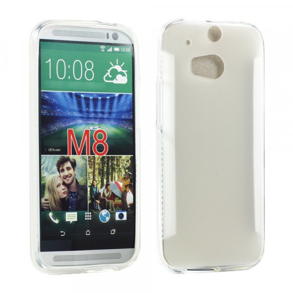 Wholesale HTC One M8 TPU Gel Case (Clear)